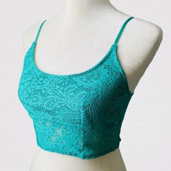 NWT Urban Outfitters Scoop Lace Cami Bralette - Picture 1 of 4